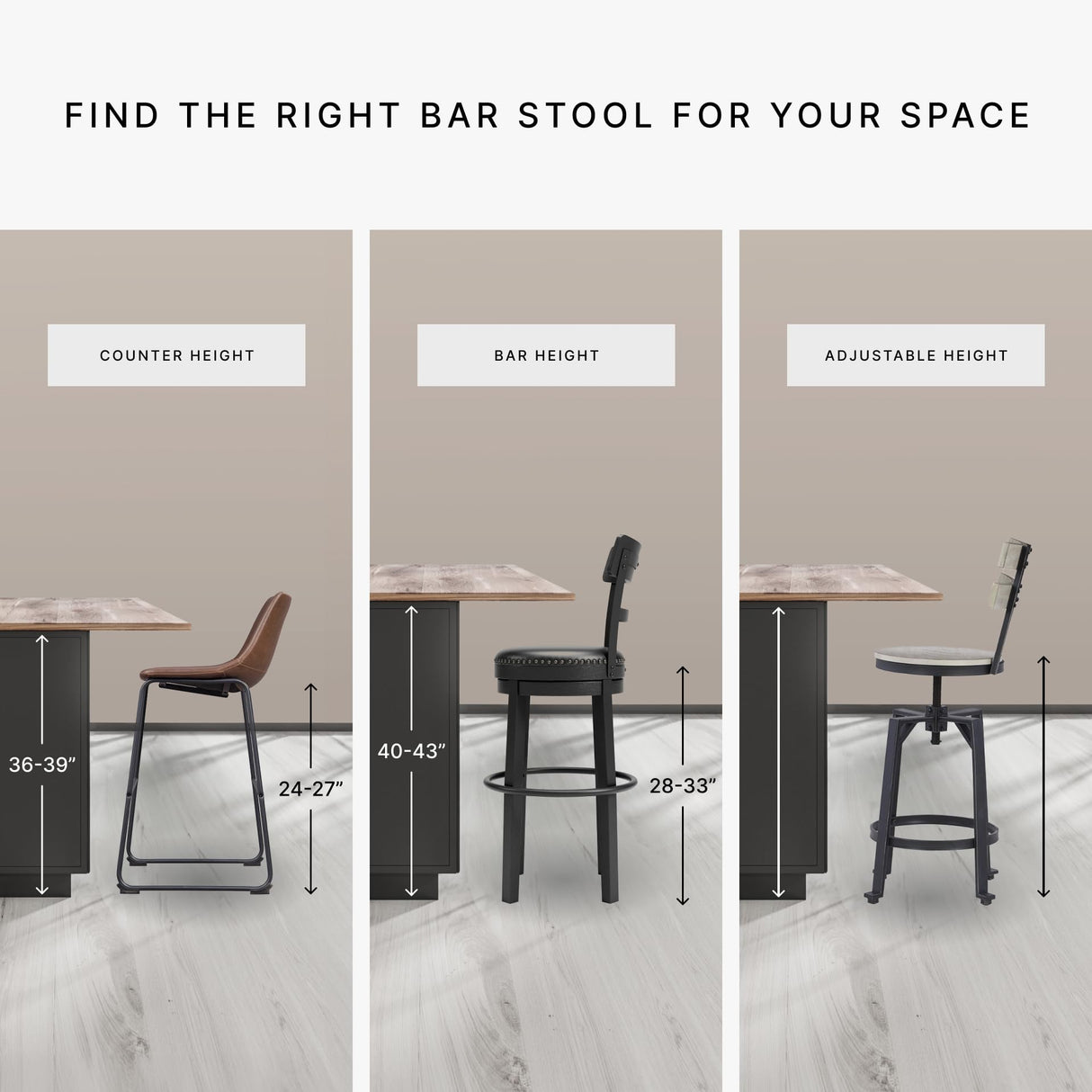 Signature Design by Ashley Caitbrook Casual Counter Height Dining Table and Upholstered Bar Stools with Nailhead Trim, Set of 7, Gray Signature Design by Ashley