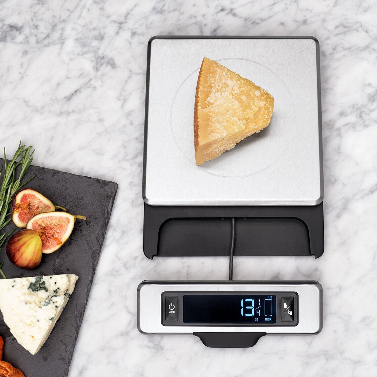 OXO Good Grips Stainless Steel Food Scale with Pull-Out Display, 11-Pound NEWER VERSION AVAILABLE OXO