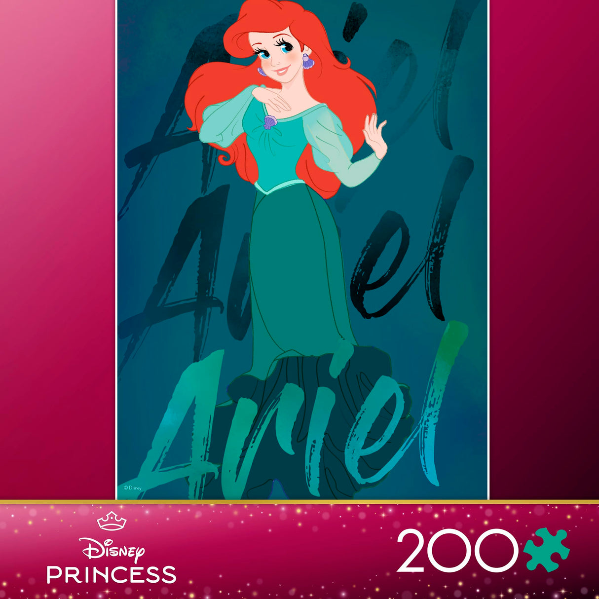 Ceaco - Disney Princess - Ariel - Jigsaw Puzzle - Finished Size is 19.5 x 14.25 Ceaco