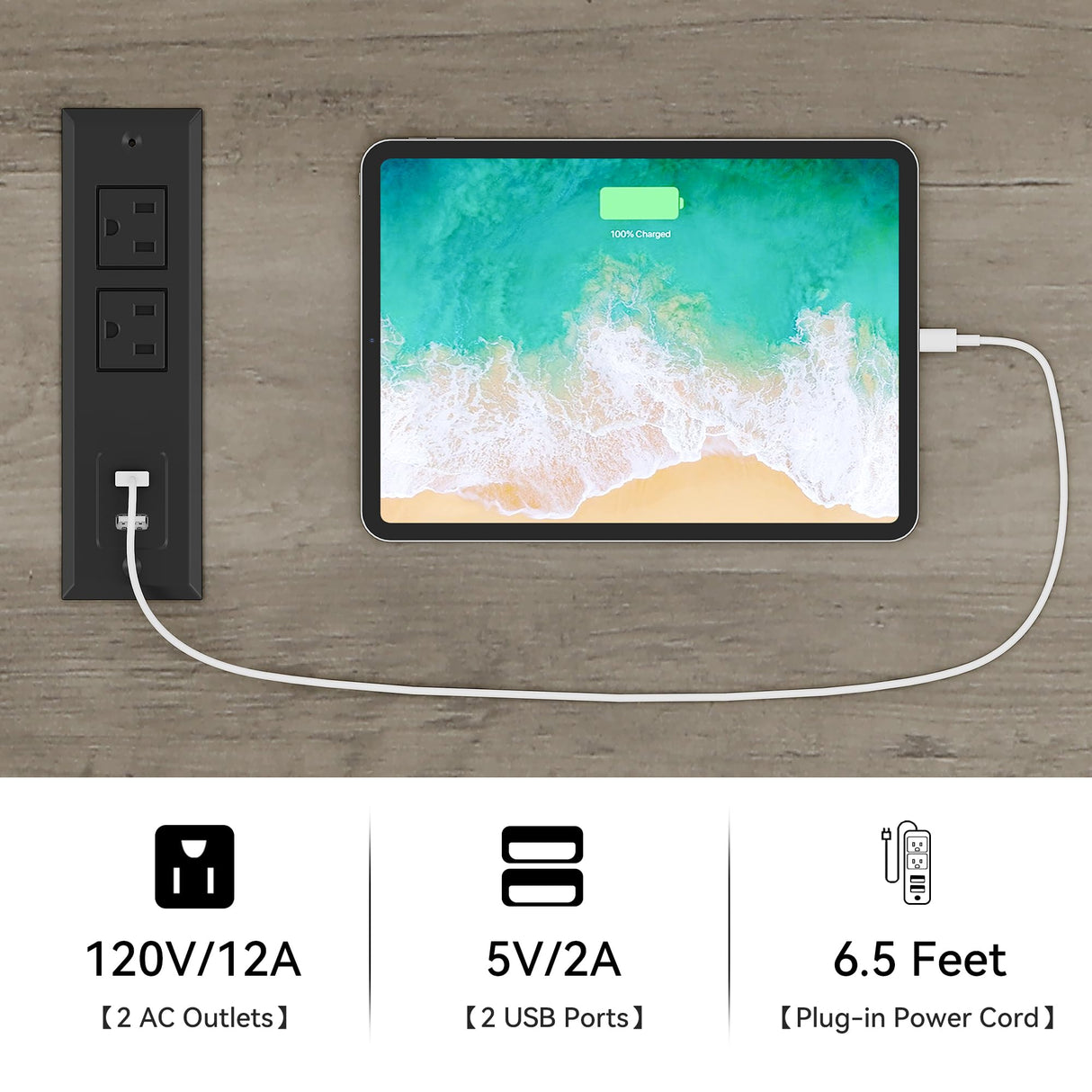 YITAHOME Buffet Cabinets with Storage, 47" Coffee Bar with Goblet Holder & Power Outlet, Farmhouse Sideboard Cabinets with Sliding Barn Doors for Kitchen, Living Room (Rustic Grey Oak) YITAHOME