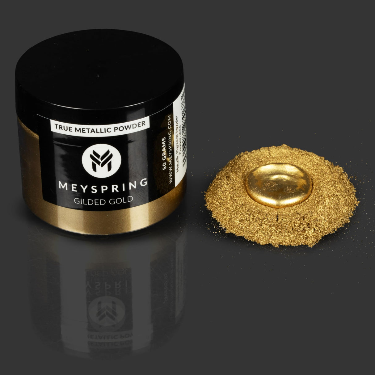 MEYSPRING Gilded Gold - Metallic Pigment Powder for Resin Art - Fine Gold Resin Pigment - Epoxy Resin Color Pigment - Gold Epoxy Pigment - 50 Grams MEYSPRING