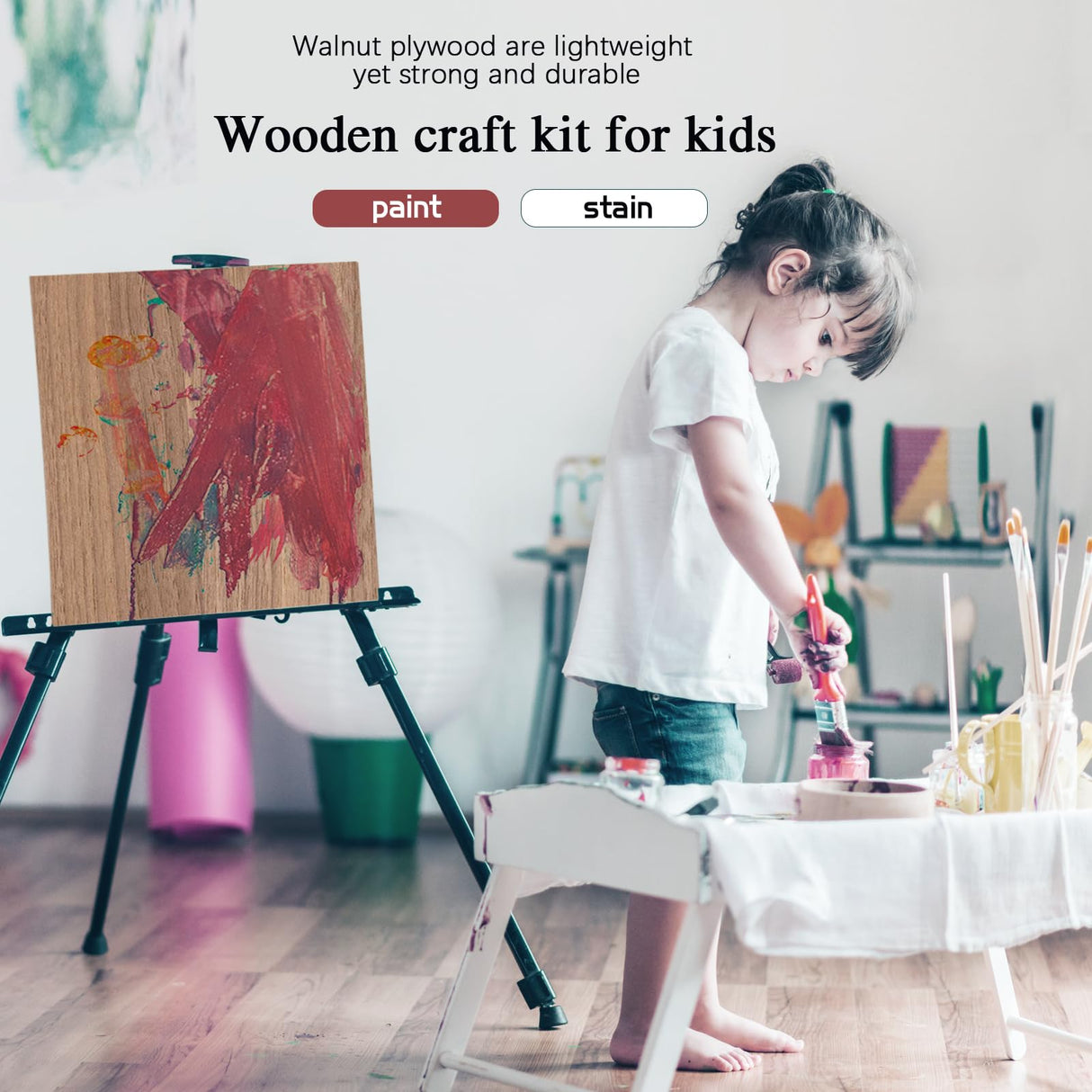 Walnut Plywood 6pcs, 1/8" x 12” x 12” Real Wood Plywood Sheets 1/8" Plywood Sheets 3mm Plywood for Laser Cutting and Engraving CMOOD