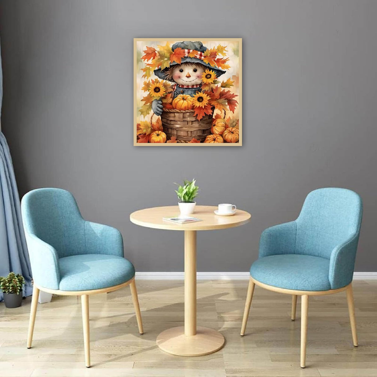 JFYHAB Pumpkin 5D Diamond Painting Kits for Beginner,Fall Pumpkin Diamond Art kit for Adults,DIY Autumn Diamond Dots with Diamond Gem Art and Crafts for Adults Home Wall Decor 11.8x11.8inch JFYHAB