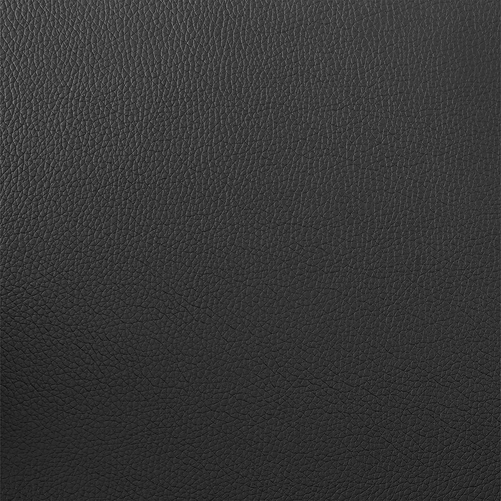 Armen Living Panda Mid Century Modern Upholstered Fabric and Walnut Wood Dining Accent Chair for Kitchen Table Desk Vanity, 20 x 31 x 25, Black Faux Leather Armen Living