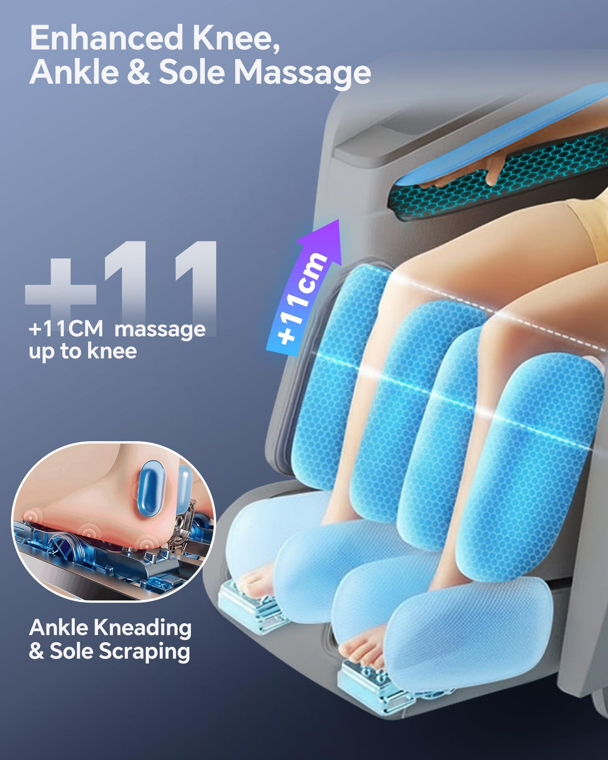 4D+3D Dual Mechanism Massage Chair Full Body Zero Gravity Massage Chair Recliner,AI Fatigue Health Detection,20 * 9+ User-Customized Massage Mode,8" HD Touchscreen&Vioce Control,Back Heating White CareTech