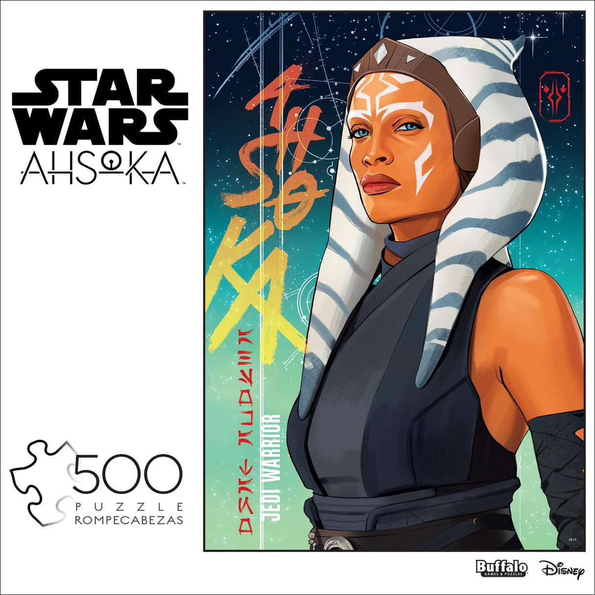 Buffalo Games - Star Wars - Jedi Warrior - 500 Piece Jigsaw Puzzle for Adults -Challenging Puzzle Perfect for Game Nights - Finished Size is 21.25 x 15.00 Buffalo Games