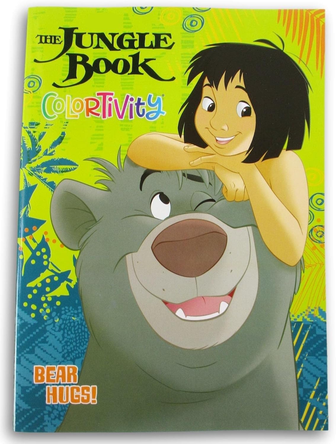 Mowgli The Jungle Book with Baloo - Coloring Fun Book - 80 Pages - Cover Varies WoodArtSupply