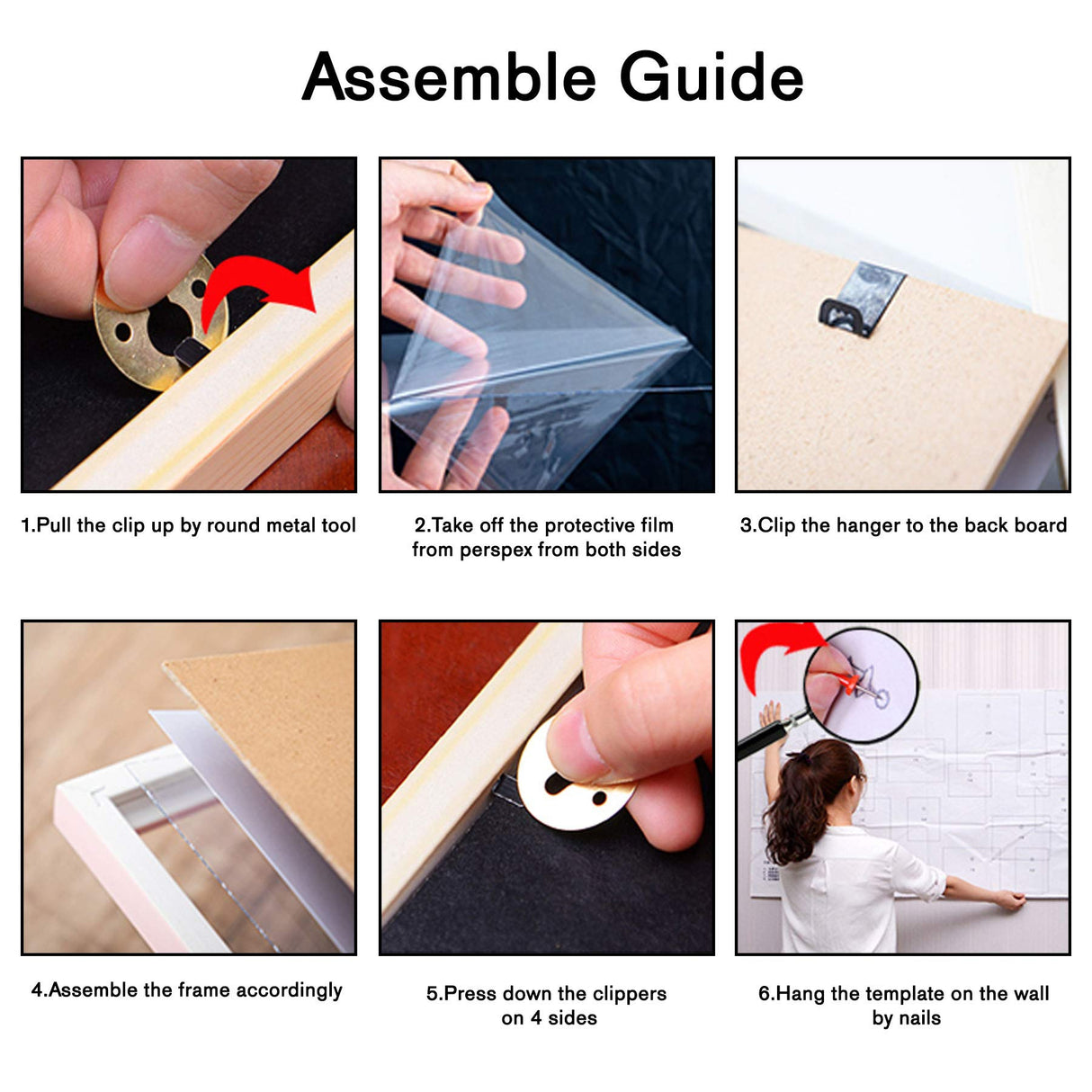 26 Pieces Picture Frames Set Collage Photo Frames Wall Gallery Kit for Wall and Home, Two in 8X10, Five in 5X7, Seven in 4X6, Twelve in 3.5X5 in Black White (Black) Transforcat