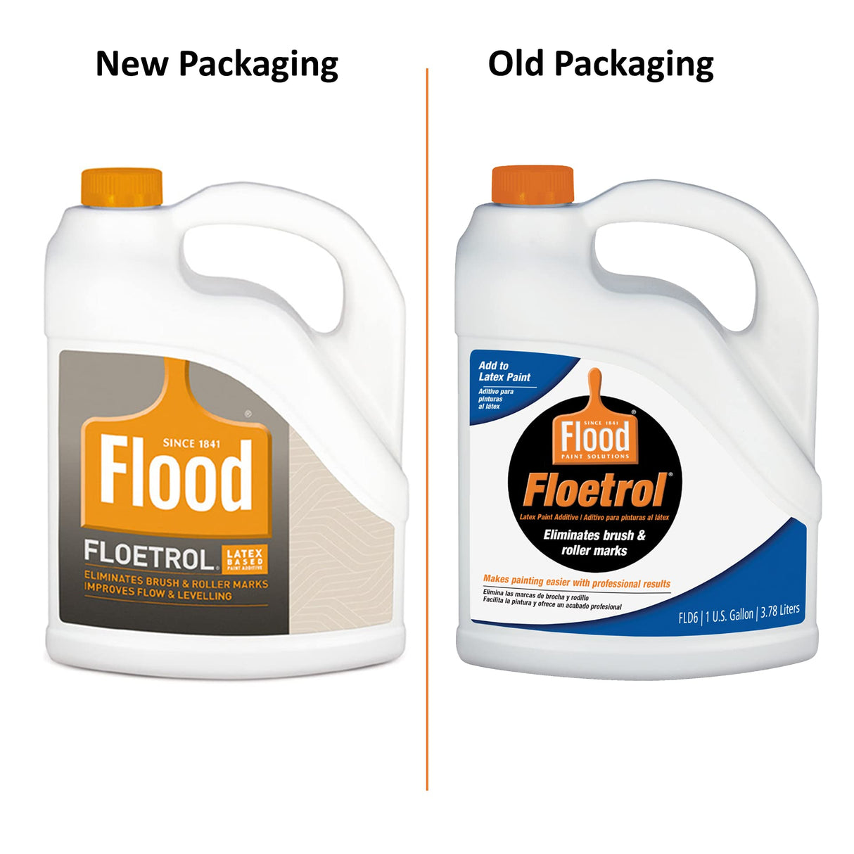 FLOOD/PPG FLD6-04 Floetrol Additive (1 Gallon), 128 Fl Oz (Pack of 1), Assorted Flood/PPG