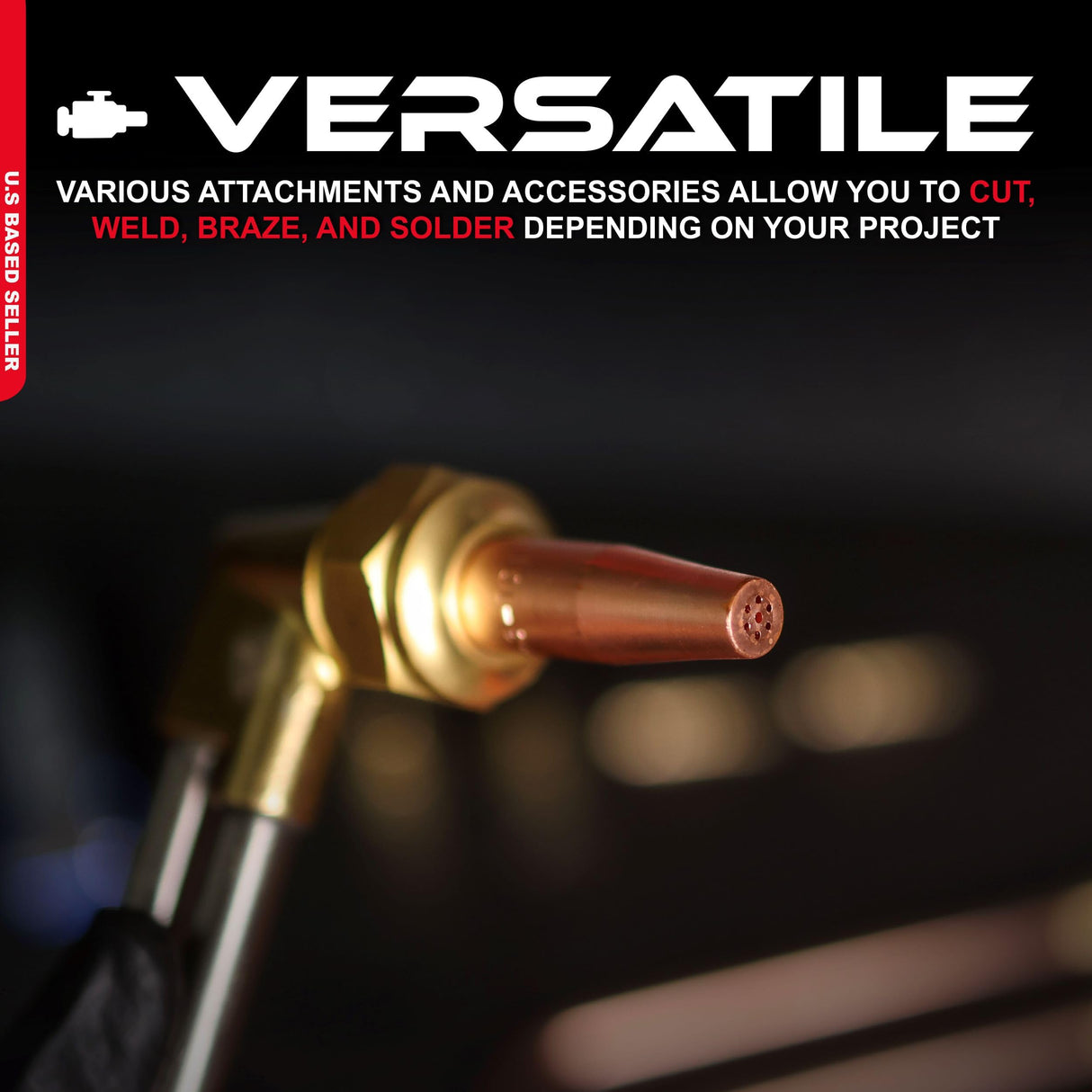 ABN Oxygen & Acetylene Torch Kit – 10 Pc Welding Kit Metal Cutting Torch Kit, Portable Cutting Torch Set Welder Tools ABN