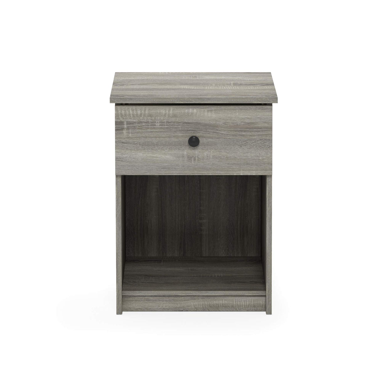 Furinno Tidur Nightstand, 1-Pack, French Oak Grey Furinno