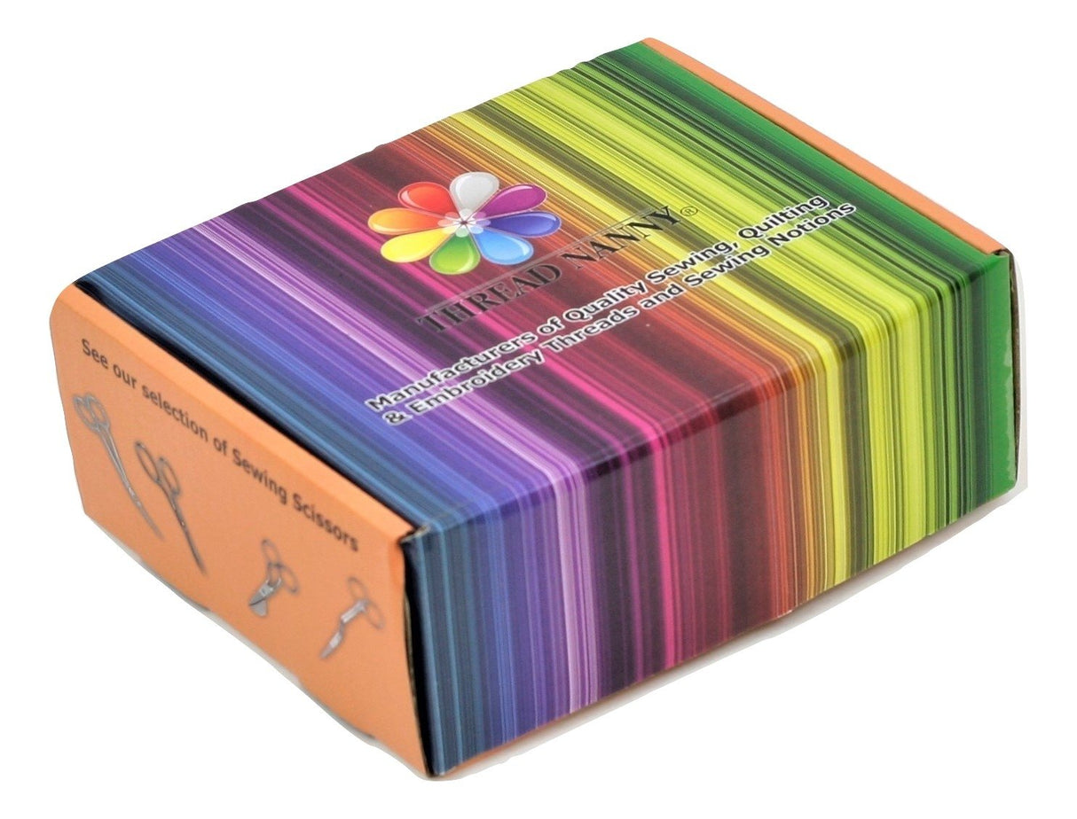 Large 1100yds Machine Metallic Embroidery Thread Set 20 Cones/spools Assorted Colors Polyester Sewing Thread Kit Compatible with Brother Babylock Janome Singer Pfaff Husqvarna Bernina Machines ThreadNanny