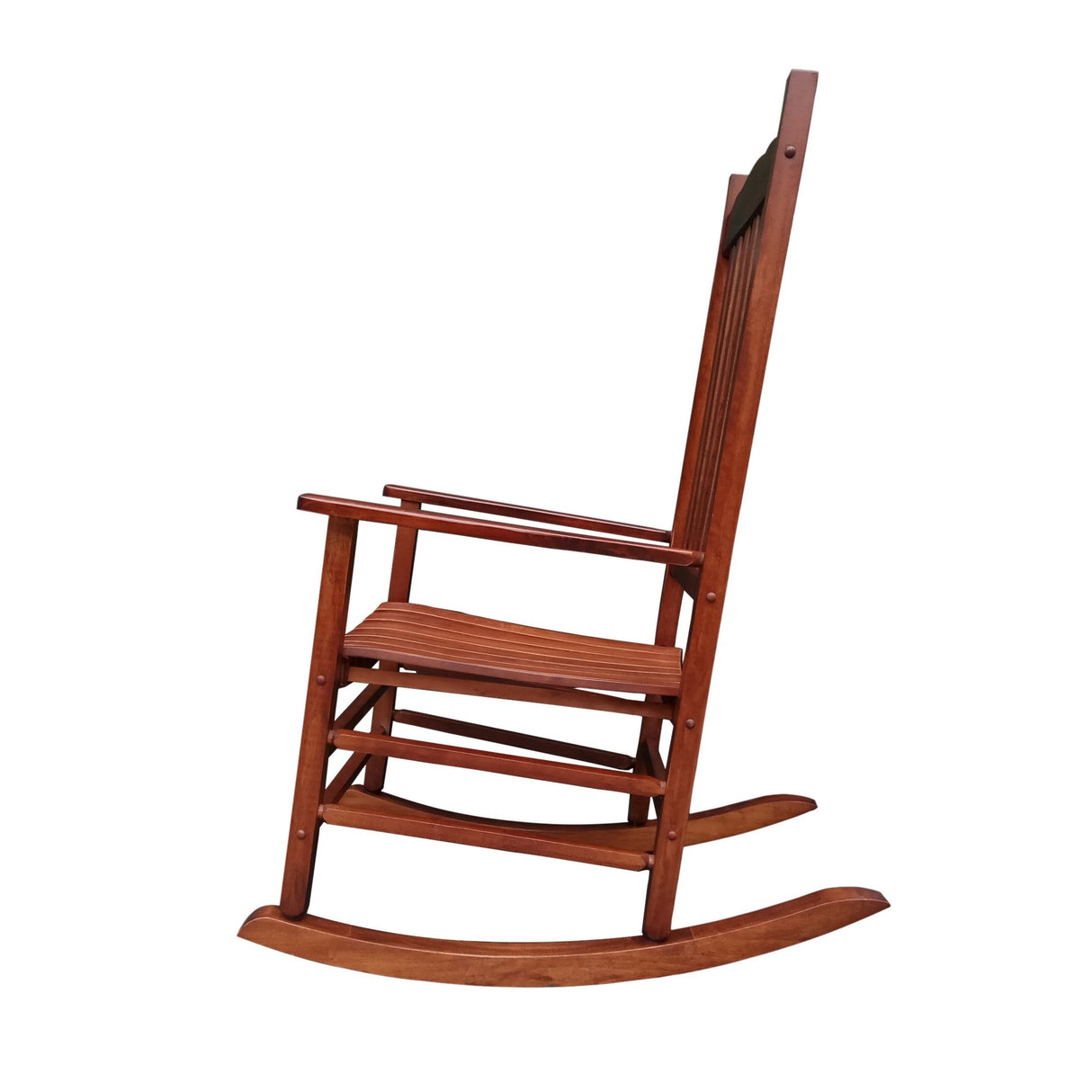 Rocking Rocker - A001NT Natural Wood Porch Rocker/Outdoor Rocking Chair - Easy to Assemble - Comfortable Size - Outdoor or Indoor Use Rockingrocker