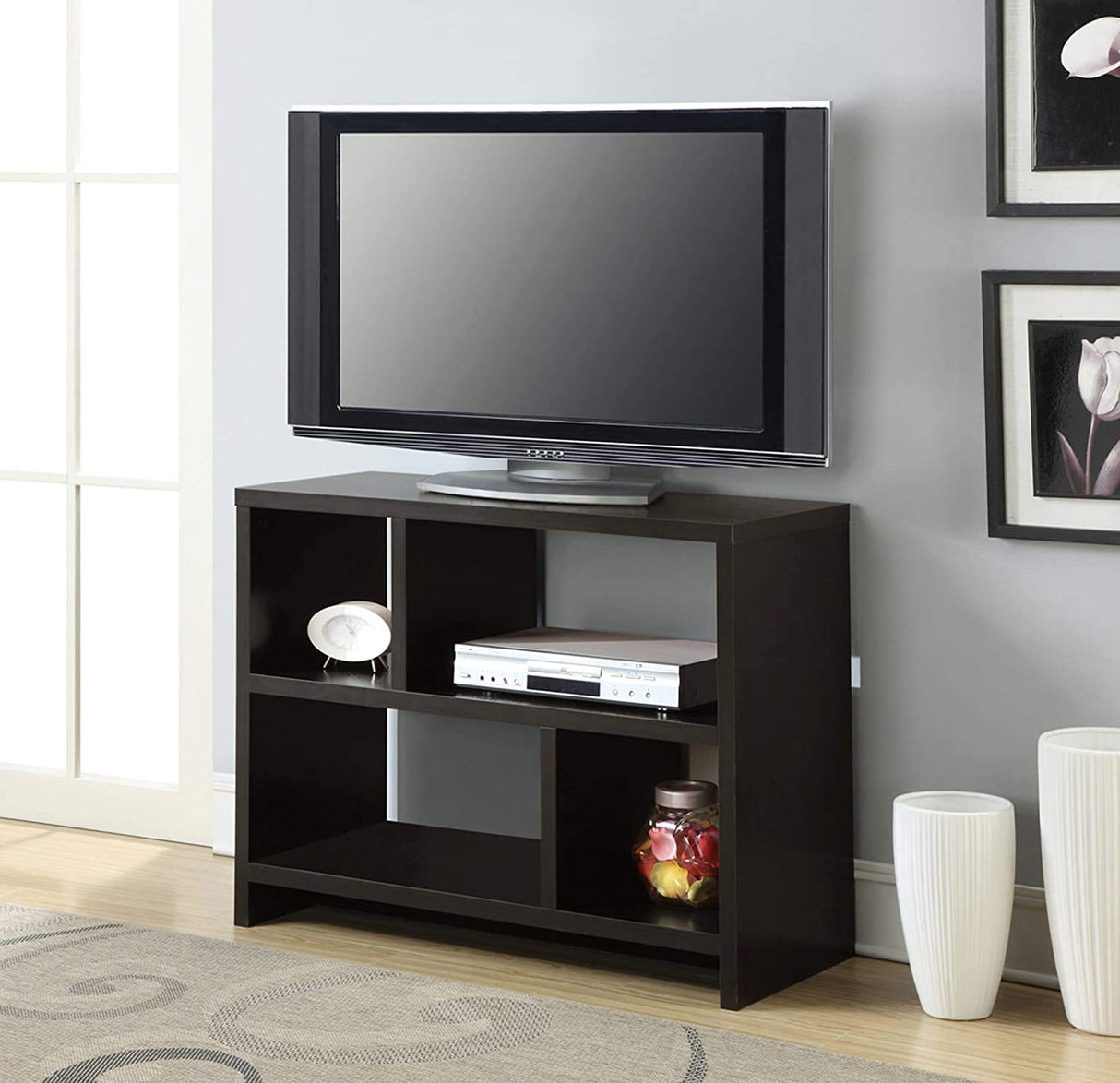 Convenience Concepts Northfield Console 3 Tier Bookcase, Espresso Convenience Concepts