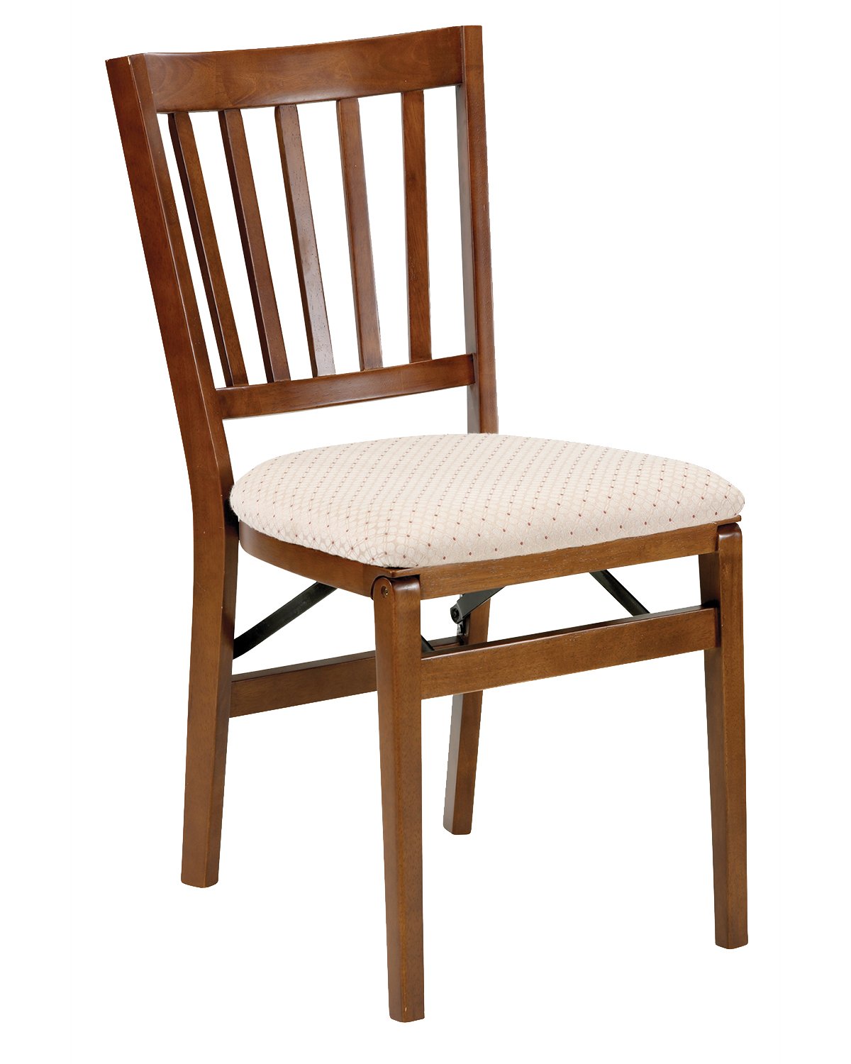 Stakmore School House Folding Chair Finish, Set of 2, Fruitwood, 8.25D x 17W x 35.5H in MECO