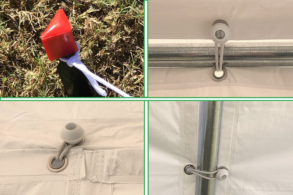 DELTA 40'x20' Budget PVC Party Tent, Large Wedding Tent Canopy Heavy Duty Party Tent Outdoor Patio Tent Outdoor Gazebo Event Shelter Canopy DELTA