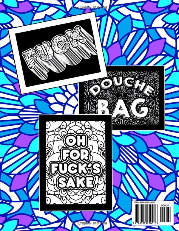 Shove It Up Your F*cking A**: Adult Coloring Book WoodArtSupply