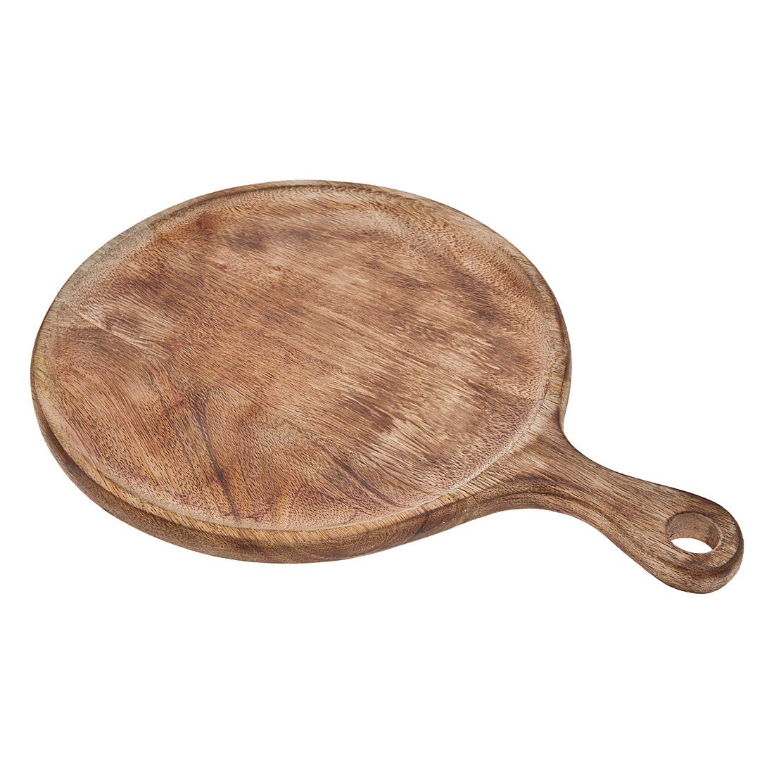 Godinger Round Wood Chopping Cutting Board with Handle Kitchen for Fruits, Vegetables,Meat Godinger