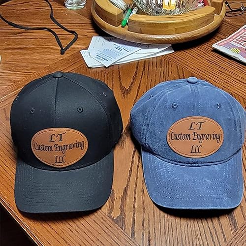Laserable Leatherette Sheets with Heat Press Adhesive Backing Iron On Hat,Blank Faux Leather Patches for Laser Engraving,Engravable/Engraver Leather Material/Accessories(Rustic Brown-5 Large Pieces) TWIG