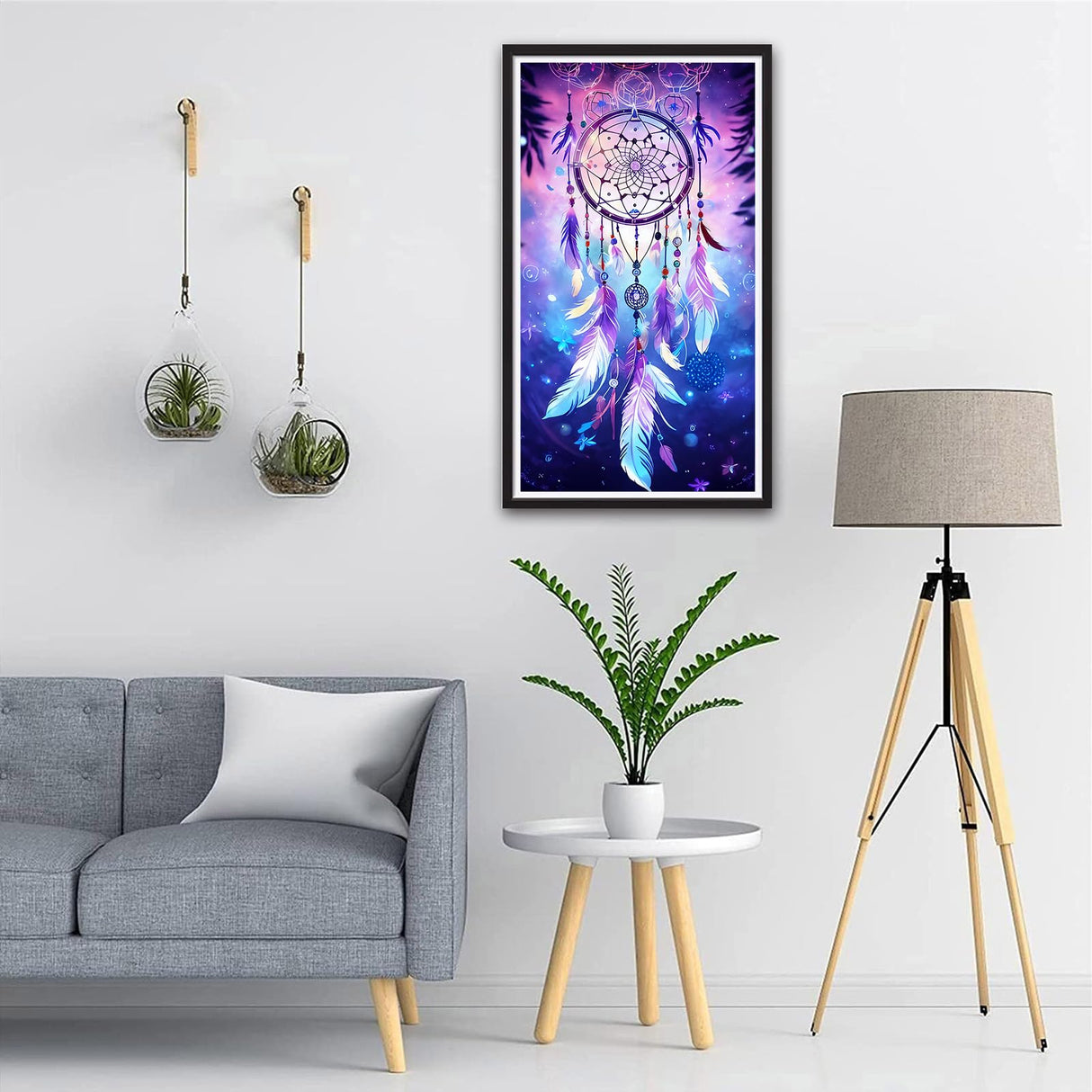ZHUMUTO Large 5D Diamond Art Painting Kits for Adults,15.7x27.5inch Dreamcatcher C DIY Full Round Drill Diamond Dots Large Size,Big Gem Art and Crafts for Home Wall Decor Gifts ZHUMUTO