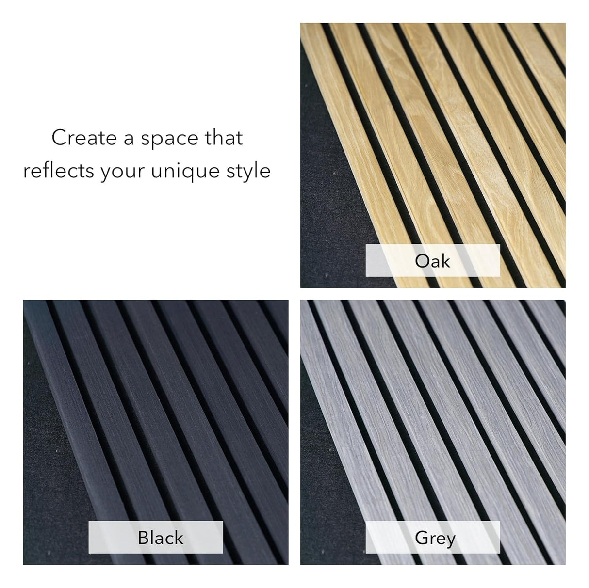 Wood Panels for Wall - Oak Acoustic Wall Panels - 4PK Wall Wood Panels - 94.49” x 12 - Soundproof Wall Panels for Decor - Acoustic Slat Wood Wall Panels for Interior Decoration of Walls (Oak) (Oak) ZETY HOME