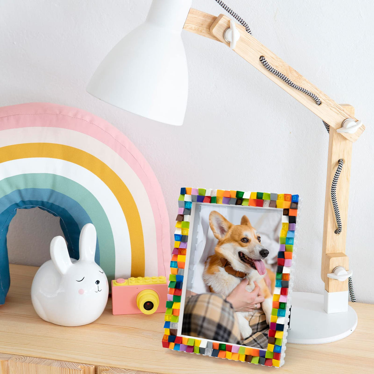 HAPMARS DIY Mosaic Photo Frame Craft Kits - Creative Arts & Crafts Mosaic Kits Summer Activities for Ages 6-12,Make Your Own Picture Frame Fun STEM Craft Birthday Easter Christmas Gifts for Boys Girls HAPMARS