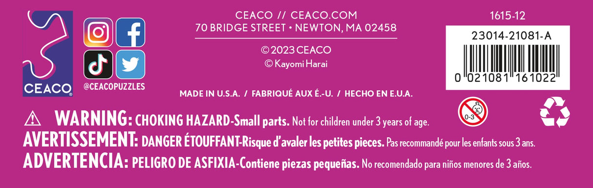 Ceaco - Kayomi Harai - Woodland Friends - 100 Piece Jigsaw Puzzle Ceaco