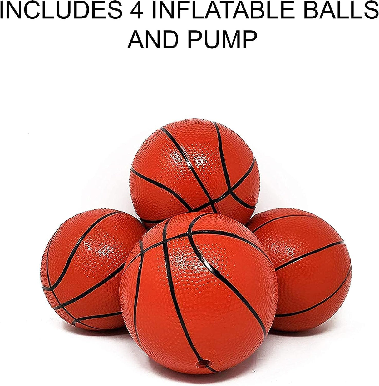 Kids Basketball Hoop Arcade Game, with 4 Balls Air Pump - Indoor Toy Basketball Shooting System - Fun for All Ages - Toys Sports for Boys and Girls Tundras Sports ziraki