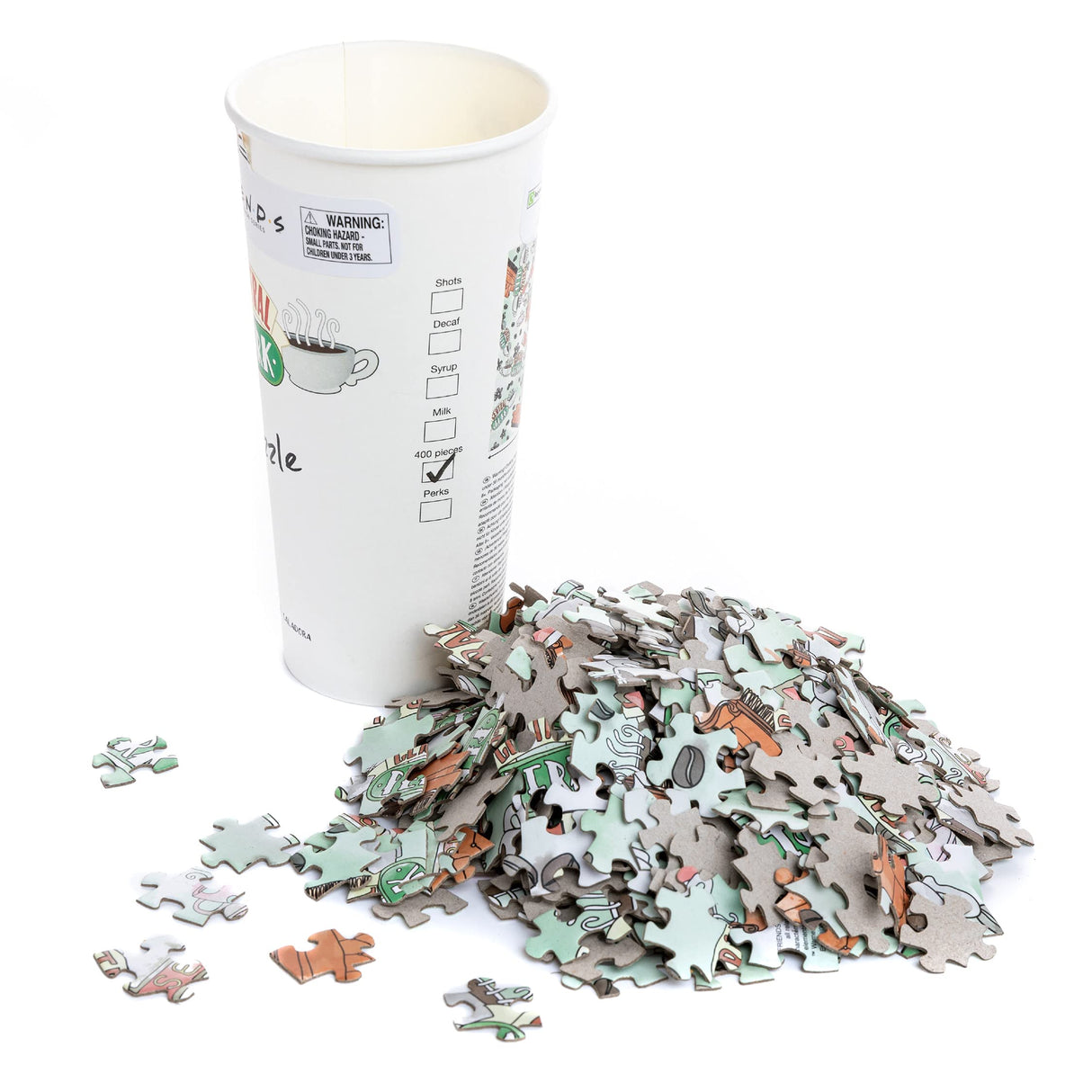 Friends TV Show Central Perk Coffee Cup Jigsaw - Officially Licensed Merchandise Paladone