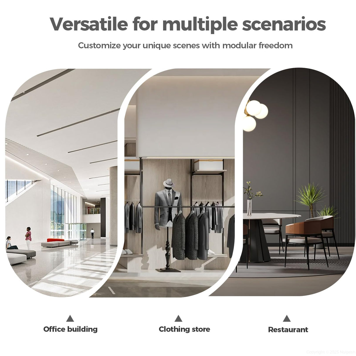 Nuipesn L Shape Reception Desk with Counter, Modern Front Desk Reception Counter with Keyboard Tray, Lockable Drawer and Storage Shelves for Office, Retail, Salon(White+Gray/Left, 63" L*24" W*39" H) Nuipesn