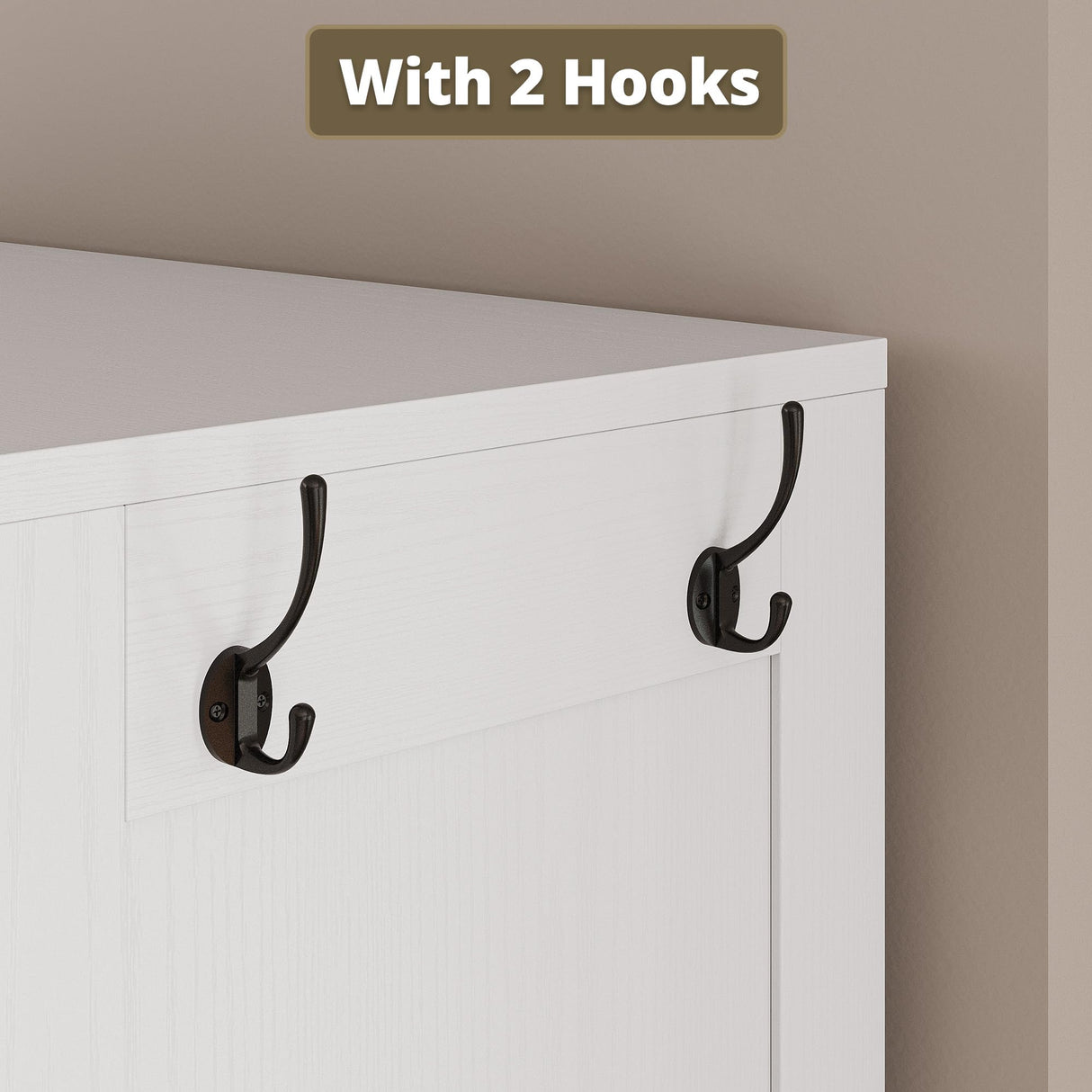 LIKIMIO Armoire Wardrobe Closet with Barn Doors and Drawers and Full Mirror and 5 Storage Shelves 70" Wooden Bedroom Wardrobe Combination for Hanging Clothes, White LIKIMIO