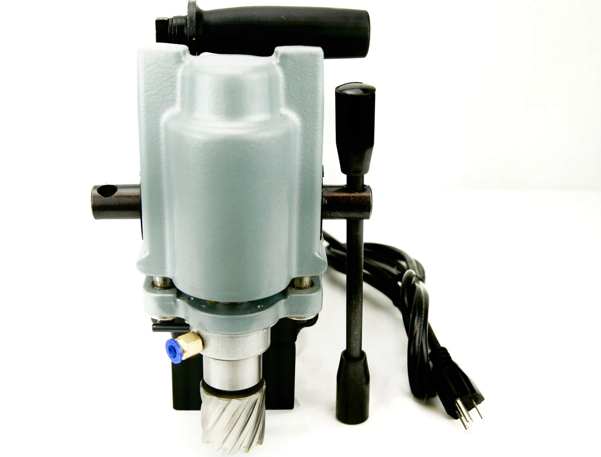 TYP-28A Mag Drill BLUEROCK Tools MINI Magnetic Drill Typhoon Small Mag Annular BLUEROCK