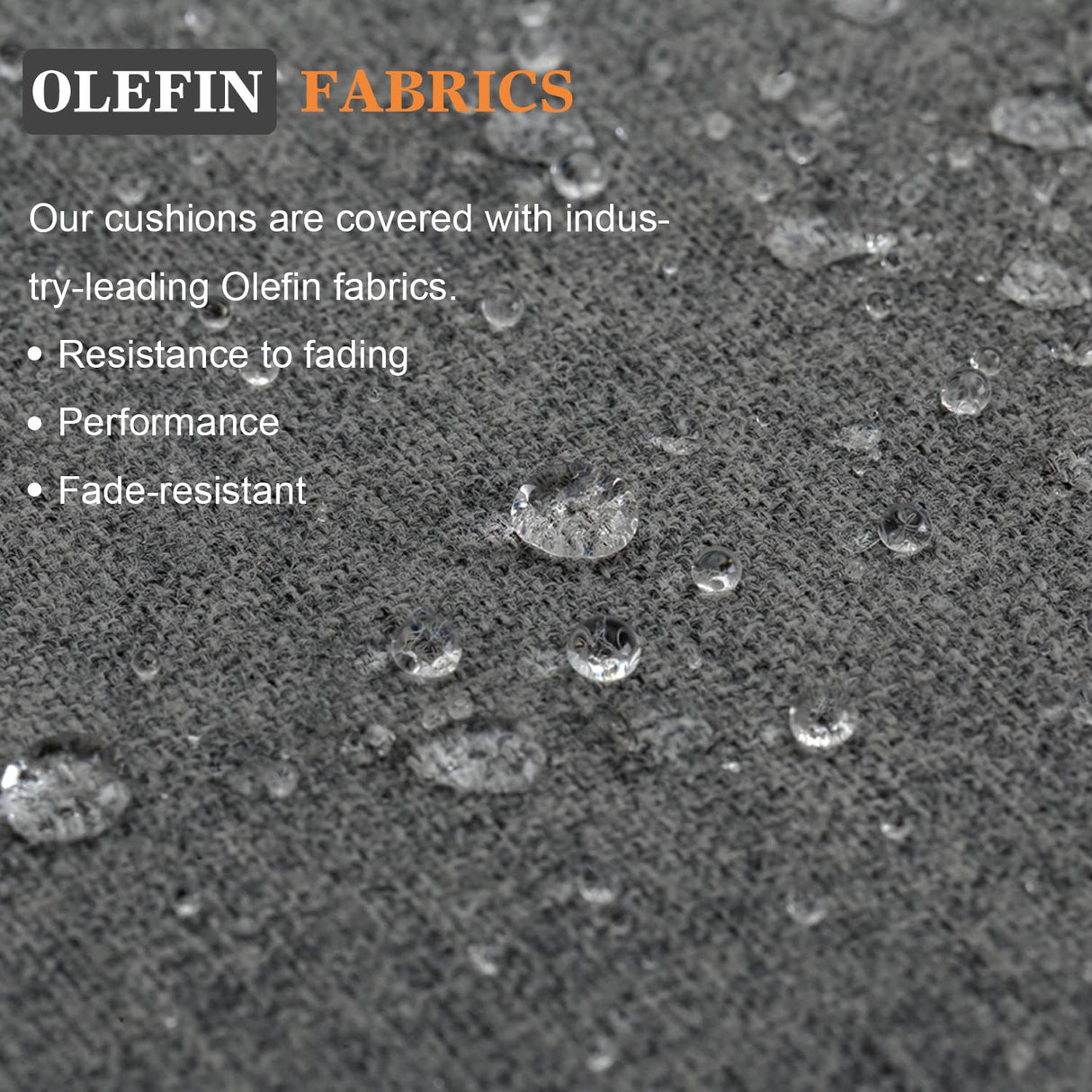 Vakollia 5 Pieces Modern Aluminum Patio Furniture Set with Fire Pit Table, Outdoor Conversation Sets Metal Sectional Sofa Vakollia