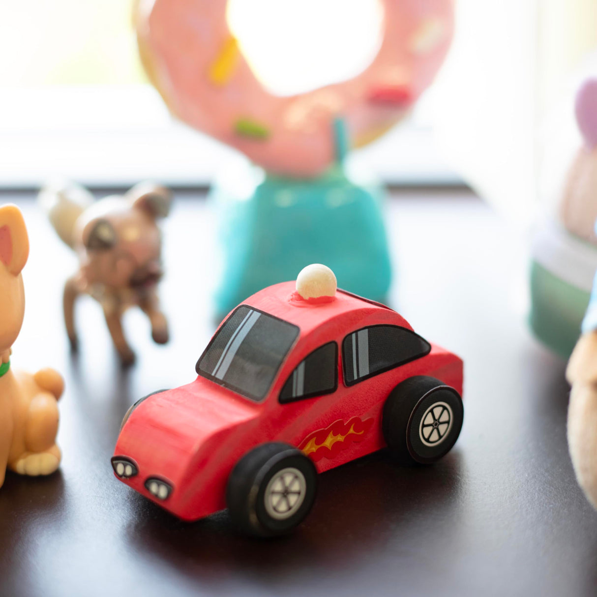 Kids Party Wood Painting Craft Kits (12ct) 3-D Cars - Each Kit Has its Own Brush, Paint, & Figure- 6 Designs Include Taxi, Trucks & More w Bonus Customizable Sticker Decals- Summer Camp Party Activity SCS Direct