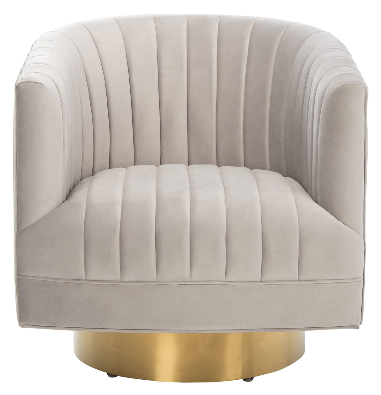 SAFAVIEH Couture Josephine Swivel Barrel Chair SAFAVIEH