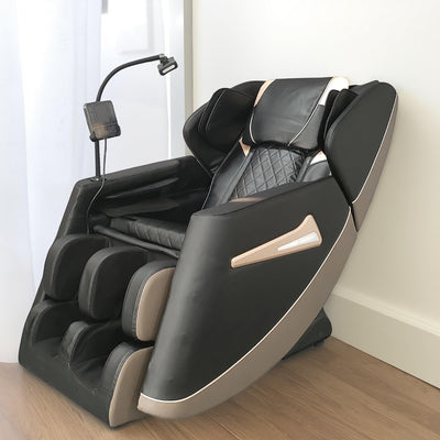 GDFStudio 2025 Full Body Massage Chair, Zero Gravity Recliner with Heating, Air Pressure, Foot Rollers, Bluetooth Speaker & Adjustable Intensity, 5 Automatic Modes for Home & Office Relaxation