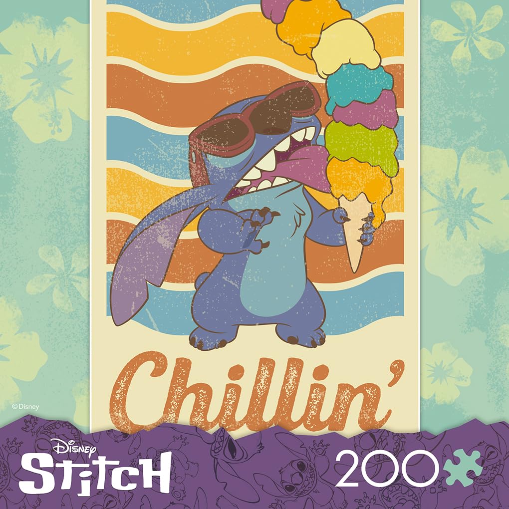 Ceaco - Disney - Stitch - Wear Your Shades - 200 Piece Jigsaw Puzzle Ceaco