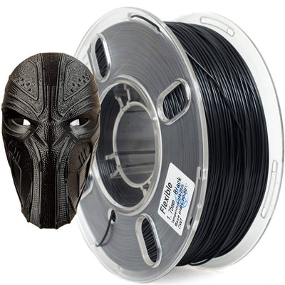 PRILINE TPU Filament PRILINE,98A TPU Flexible Soft 3D Printer Filament 1KG 1.75mm Spool,Black