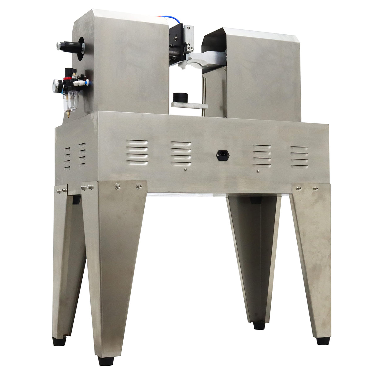 TECHTONGDA Ultrasonic Soft Plastic Hose Sealer Tube Sealing Machine Welder with Cutter Date Coder for Toothpaste Cosmetic Aluminum Plastic Pipe 220V TECHTONGDA