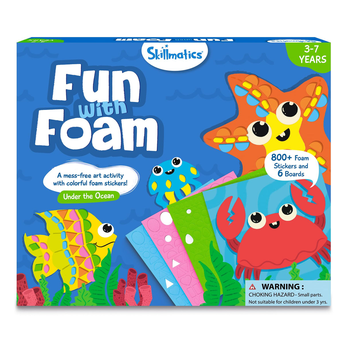 Skillmatics Storybook Art Kit All My Adventures & Fun with Foam Underwater Animals Bundle, Gifts for Toddlers, Girls & Boys Ages 5, 6, 7, 8, 9, 10 Skillmatics