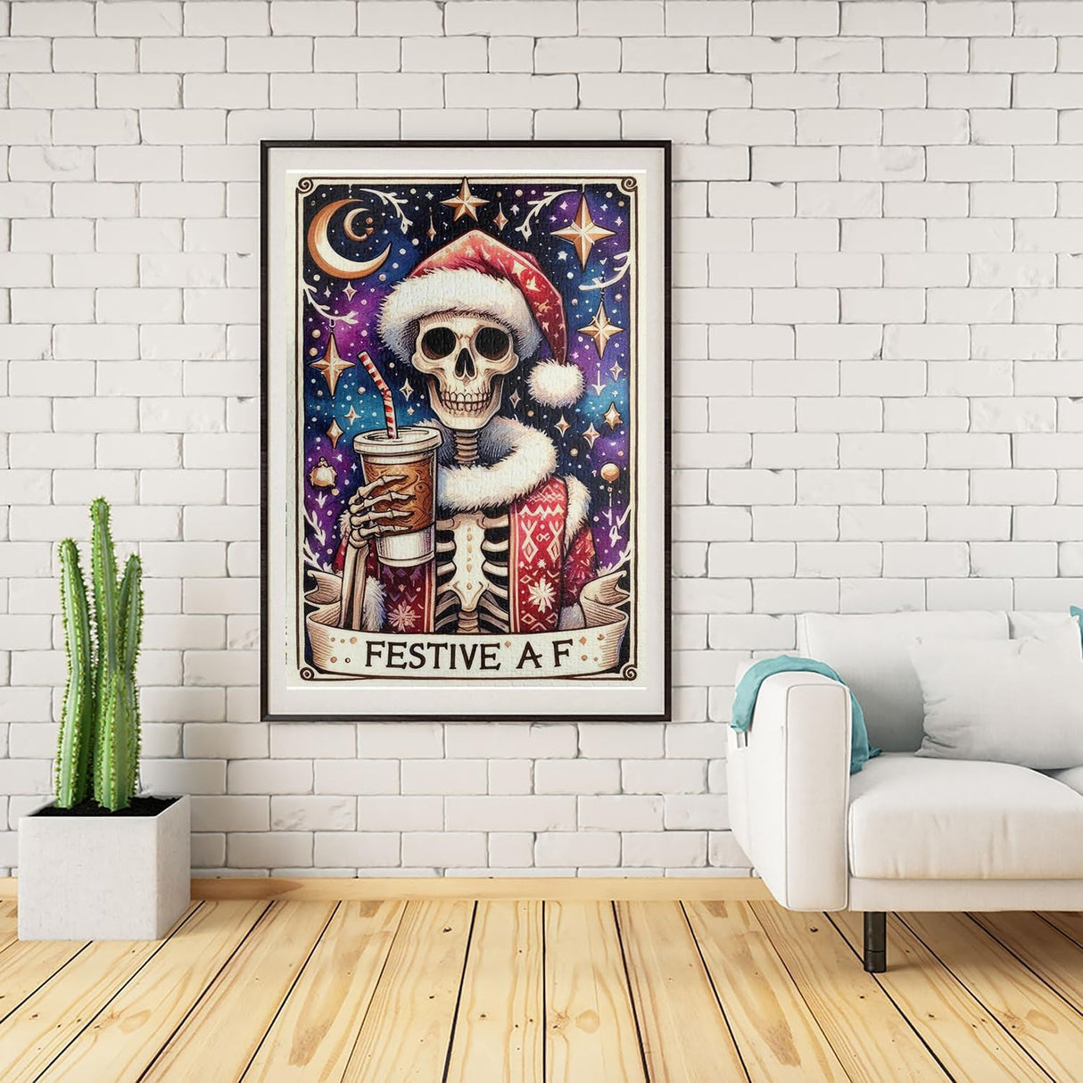 EIBEILI Skull Diamond Art Kits for Adults,5D Moon Diamond Painting Kits for Beginners,DIY Star Round Full Drill Painting with Gem Art Craft Kits for Home Wall Decor 12x16inch EIBEILI