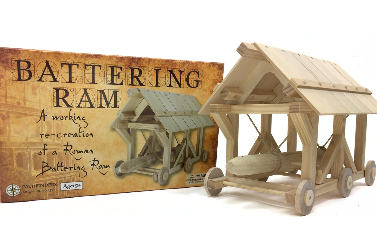 Pathfinders STEM kit | Roman Empire Battering Ram | Medieval Weapons Science Kits for Kids Age 8-10 10-14 | stem Kits for Kids Age 12-14 Physics Toys | Engineering kit | Learning Resource Pathfinders