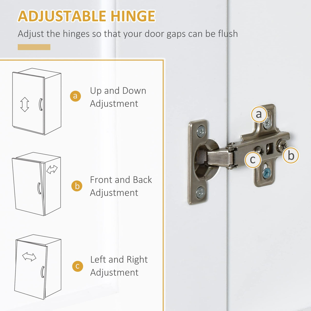 HOMCOM 72" Kitchen Pantry Cabinet, Freestanding Tall Storage Cabinet with 4 Doors, Drawer and 3 Adjustable Shelves for Dining Room, White HOMCOM