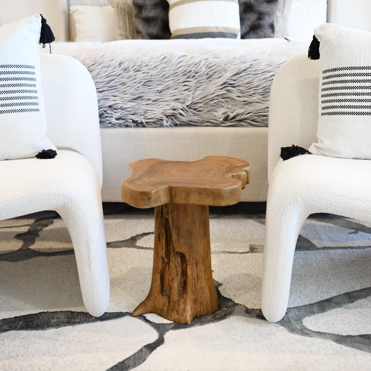 WELLAND Teak Mushroom Stool WELLAND