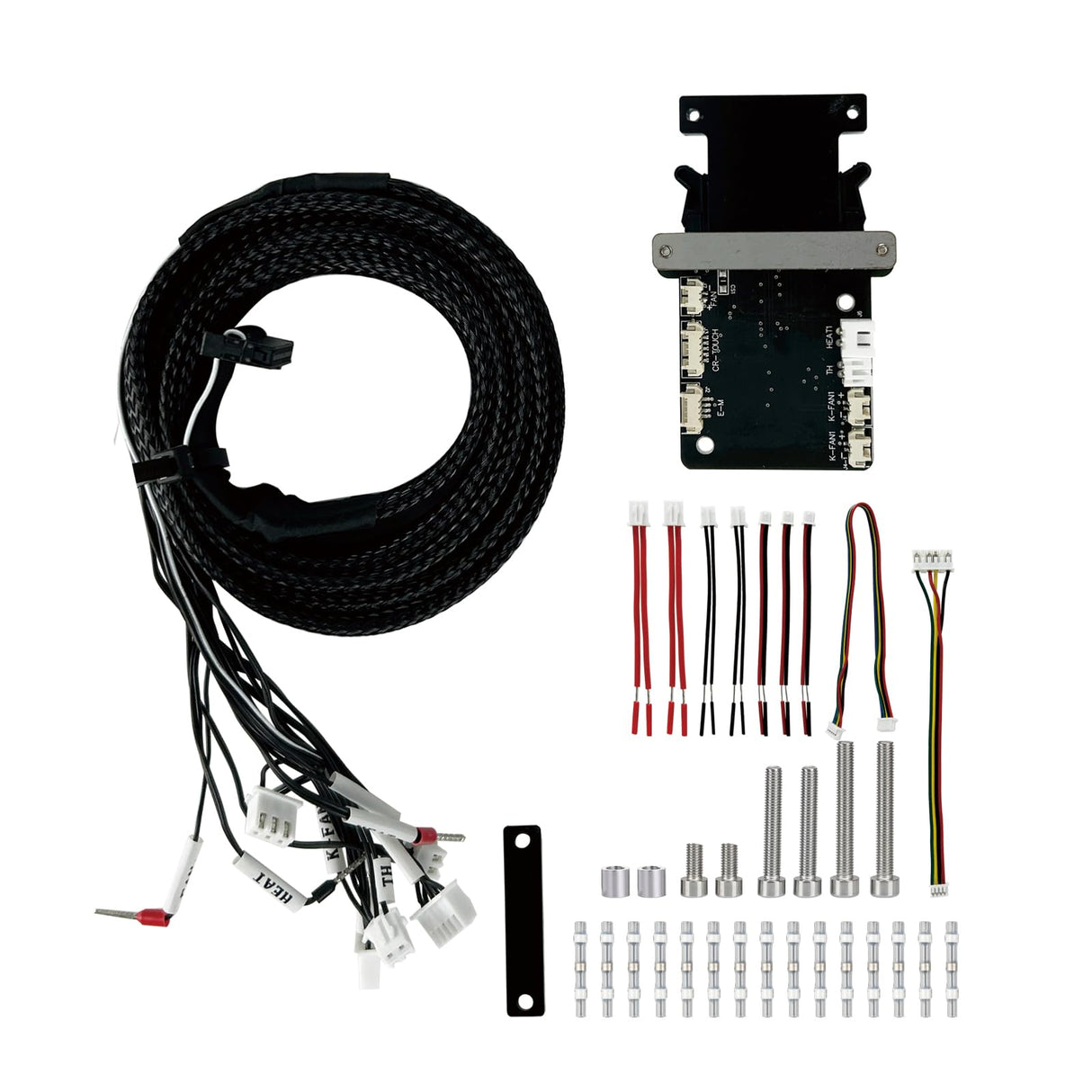 ChowThink Hot End and Direct Drive Extruder PCB Breakout Board with Ribbon Cable for Ender3,Ender 3 pro,Ender 3 V2,Ender 3 neo 3D Printer Upgrade Accessories ChowThink