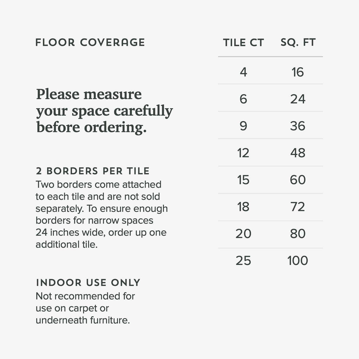 Forest Floor 3/8 Inch Thick Printed Foam Tiles, Premium Wood Grain Interlocking Foam Floor Mats, Anti-Fatigue Flooring, 24 in x 24 in We Sell Mats