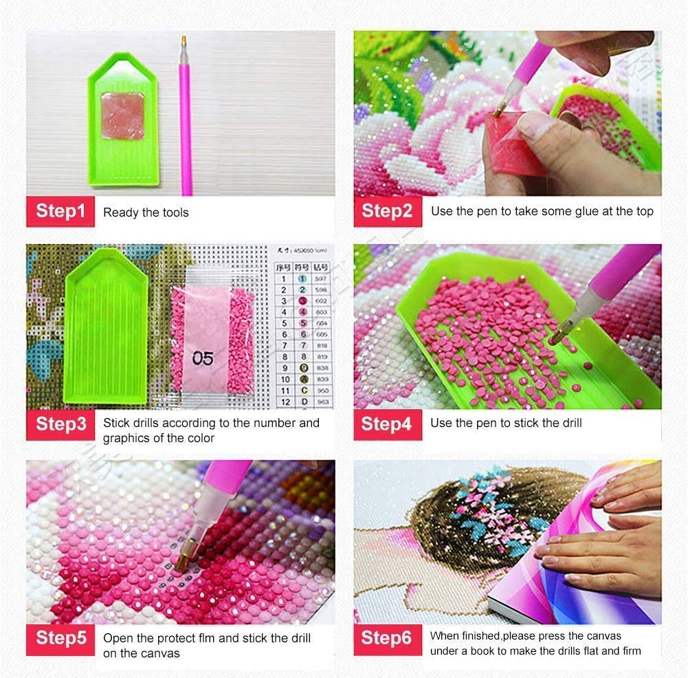 Muyankissu DIY 5D Diamond Art Full Drill Kit Submarine Ocean Marine Waves Military Fashion Sea Home Quick-Drying 12x16 inch … Muyankissu
