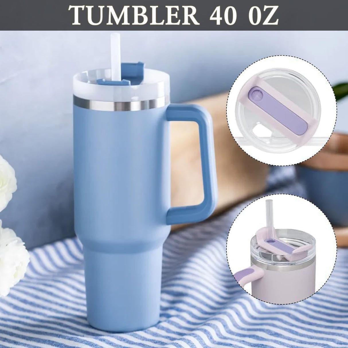 ZHUOMINGJIA 5 Pcs Heat Sublimation Nameplate,Aluminum Name Plate For Stanley 40 Oz,Free Diy,Not Shattering,Not Deformed, Usable On Both Sides,No Odor,The Perfect Substitute For Acrylic Material ZHUOMINGJIA