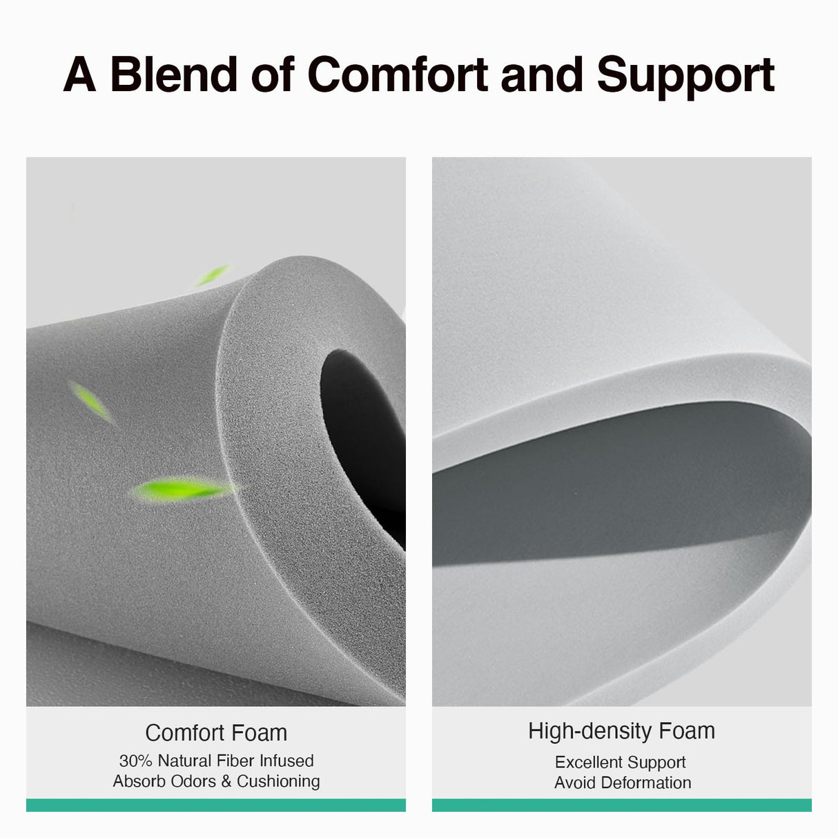 Novilla Twin Size Mattress, 10 Inch Twin Memory Foam Mattress with Breathable Comfort & High-Density Support Foam for Pressure Relief & Contouring Support, Mattresses in a Box Novilla