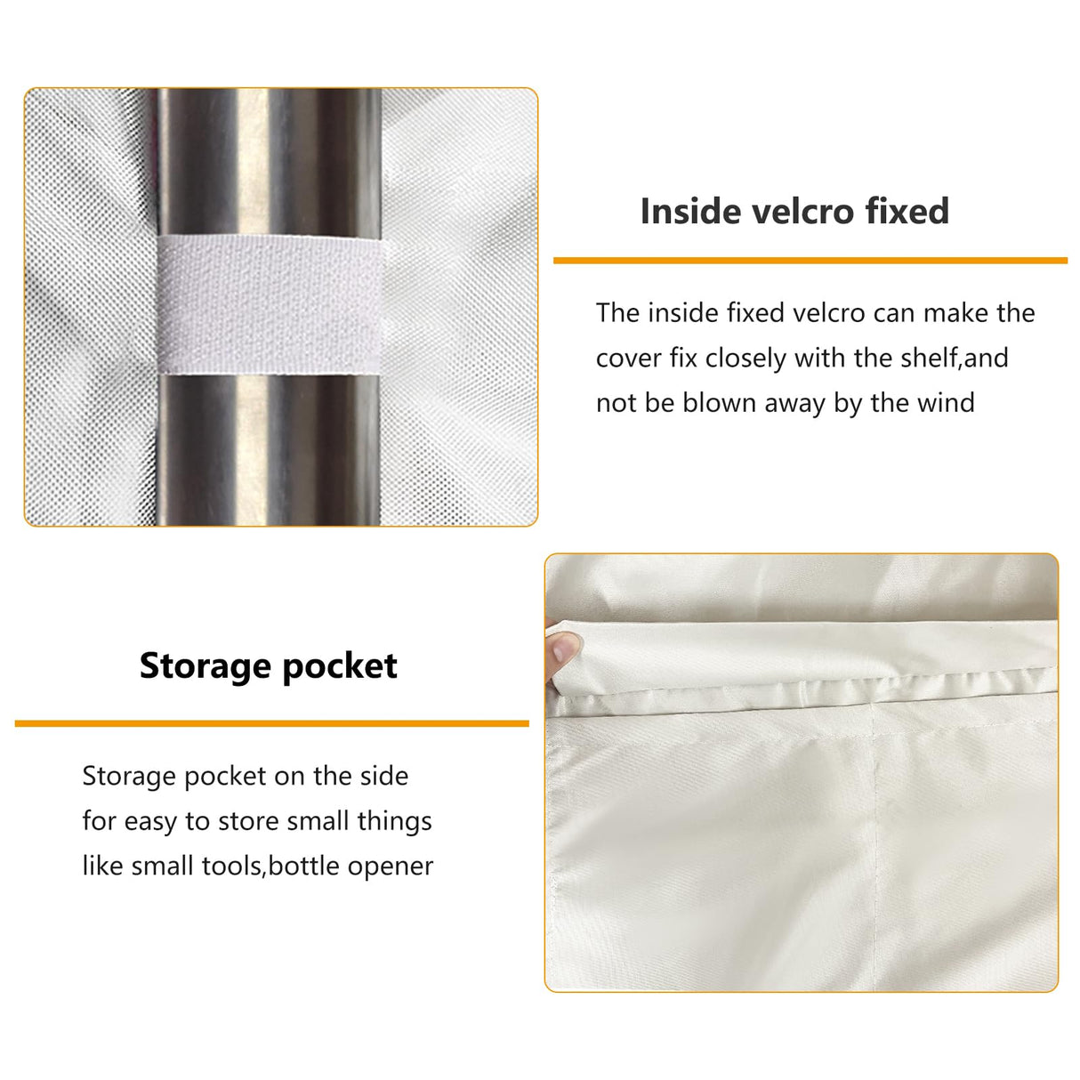 SoloToo Heavy-Duty Waterproof Wire Shelf Cover, Garage Storage Shelving Protector, Universal Fit 30 x 14 x 62 Inch Rack Covers with 1" Tolerance (White) SoloToo